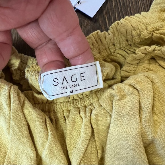 🆕 Sage the label flavor of Tuscany crop top SZ MED - Picture 4 of 6
